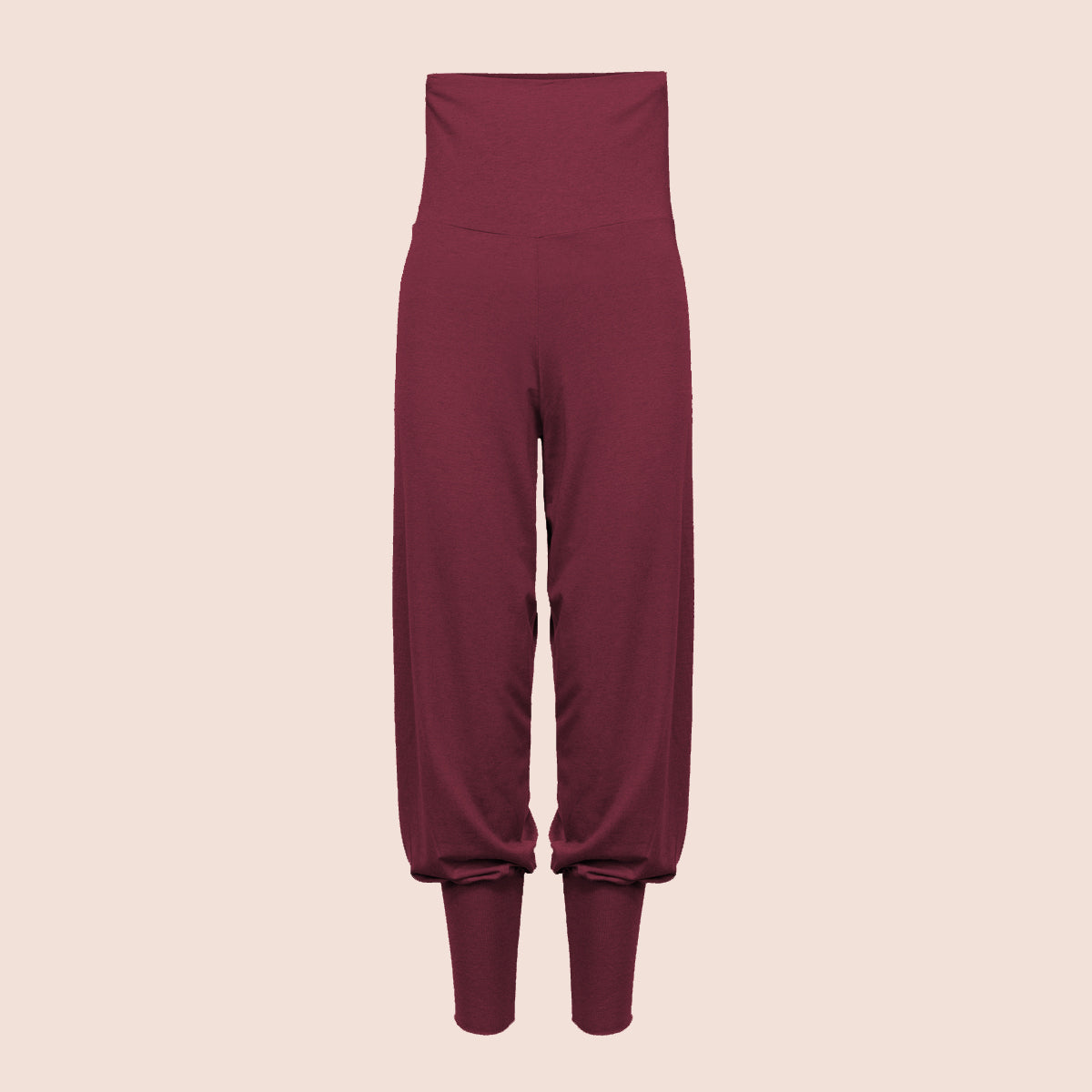 Baggy Ease yogabukse Cabernet