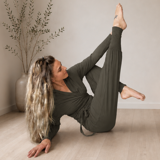 Yogasett Ease Wrap olivenbrun