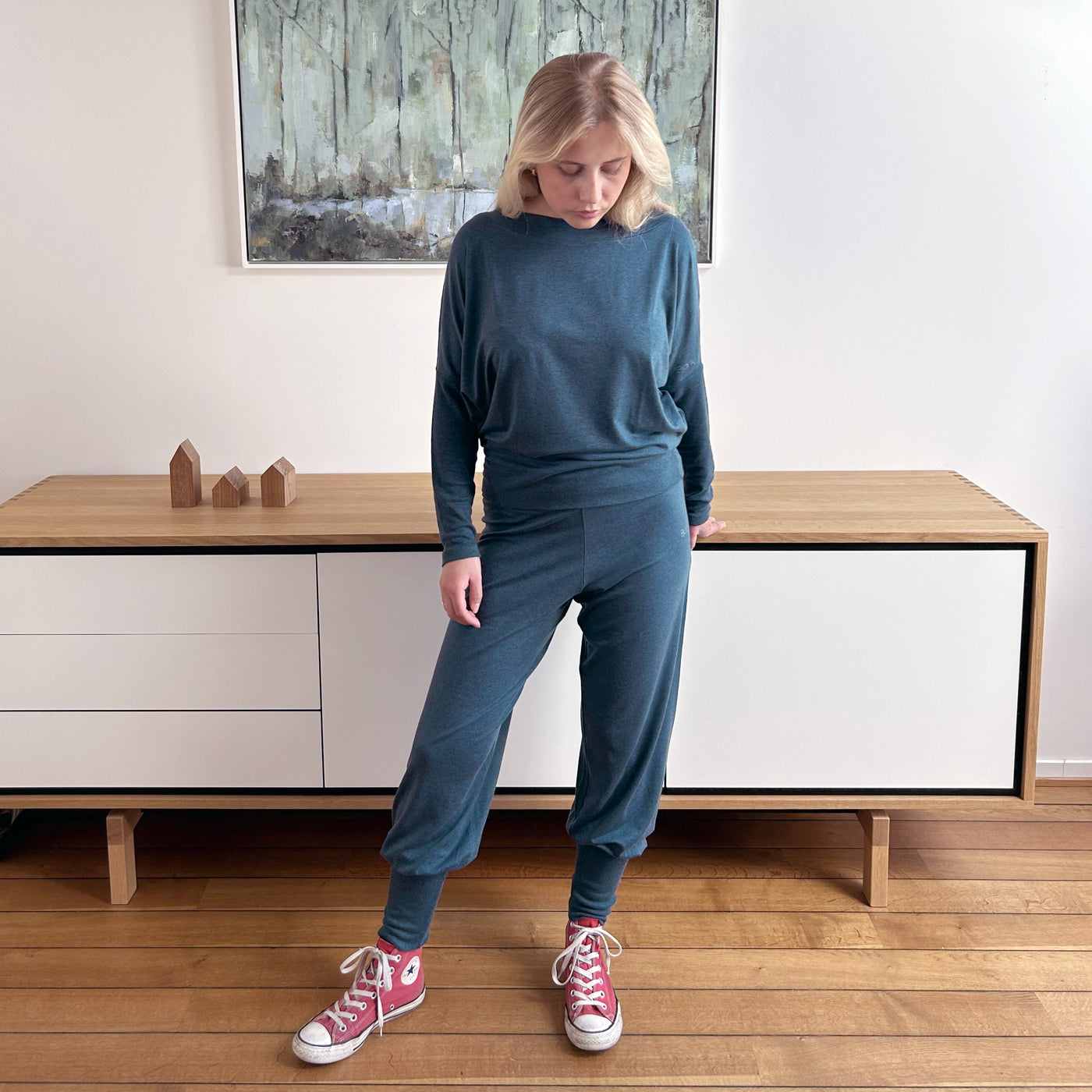 Baggy yogabukse Orionblå