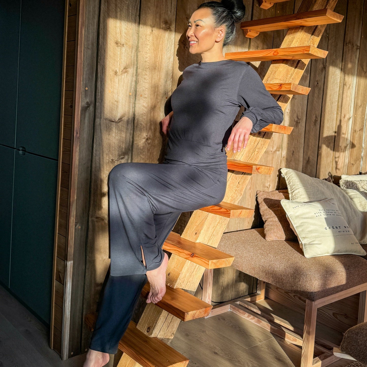 Split yogabukse - to lengder