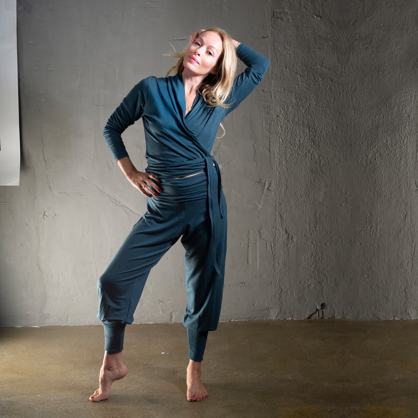 Baggy yogabukse Orionblå
