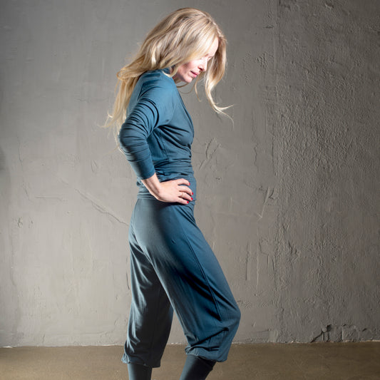 Baggy yogabukse Orionblå