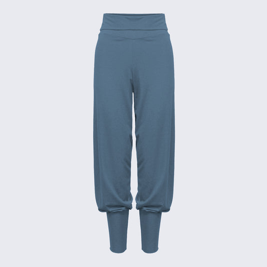 Baggy Ease yogabukse Havblå