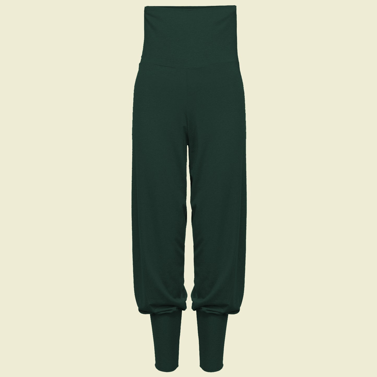 Baggy yogabukse Skoggrønn