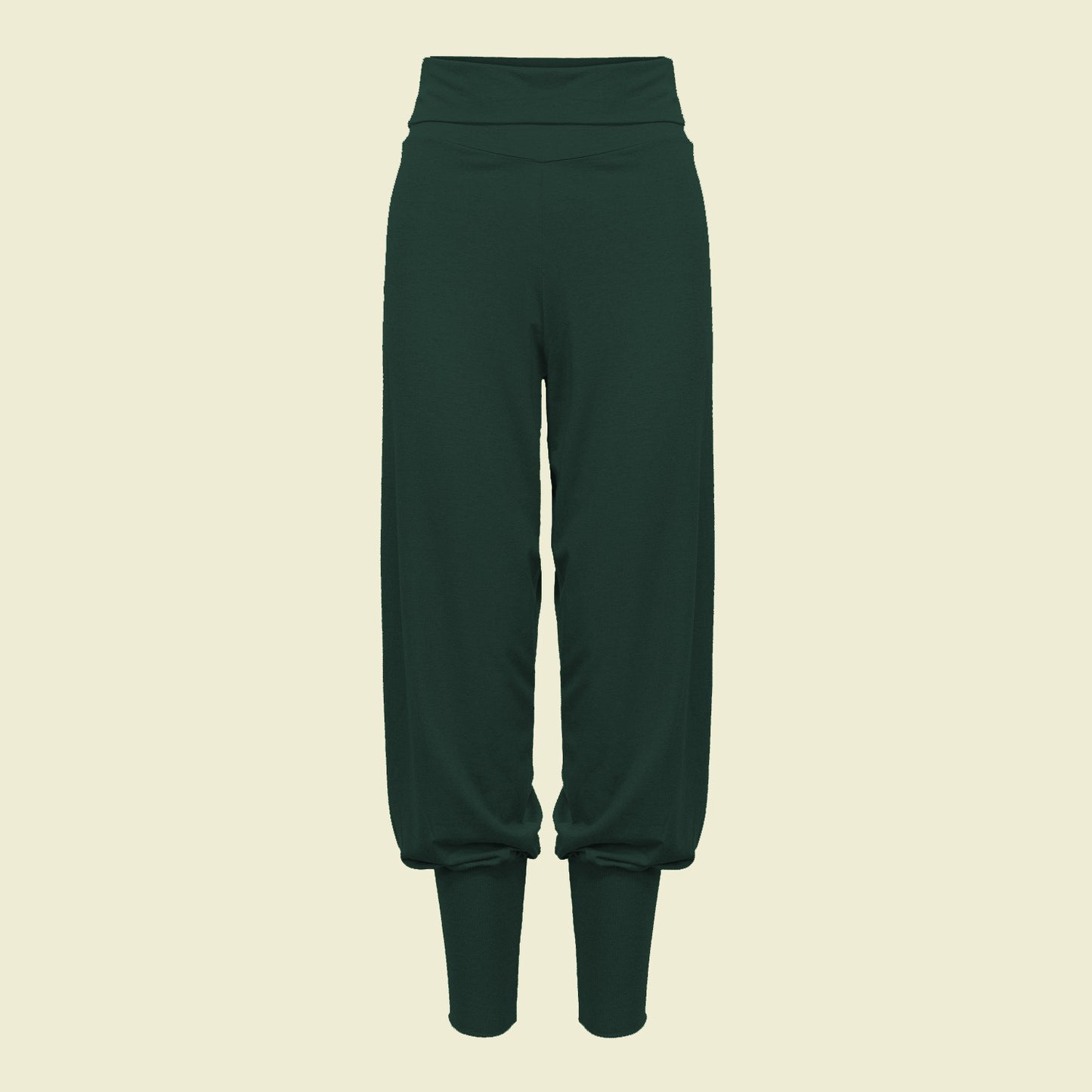 Baggy yogabukse Skoggrønn