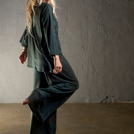 Flow slengbukse Skoggrønn