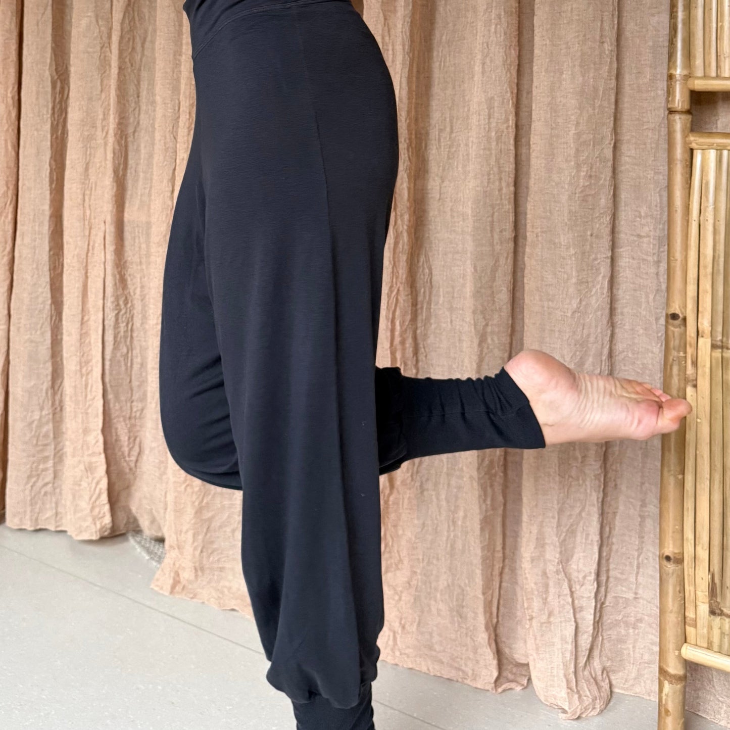 Baggy yogabukse Midnattsblå