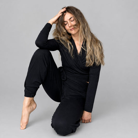 Split yogabukse - kort