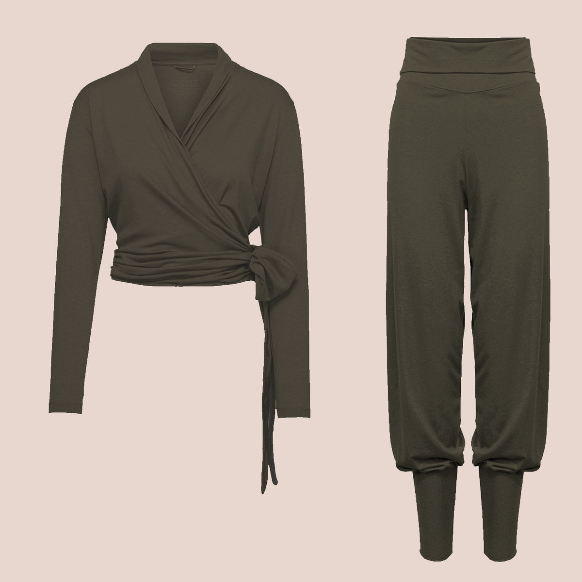 Sett Ease Wrap olivenbrun