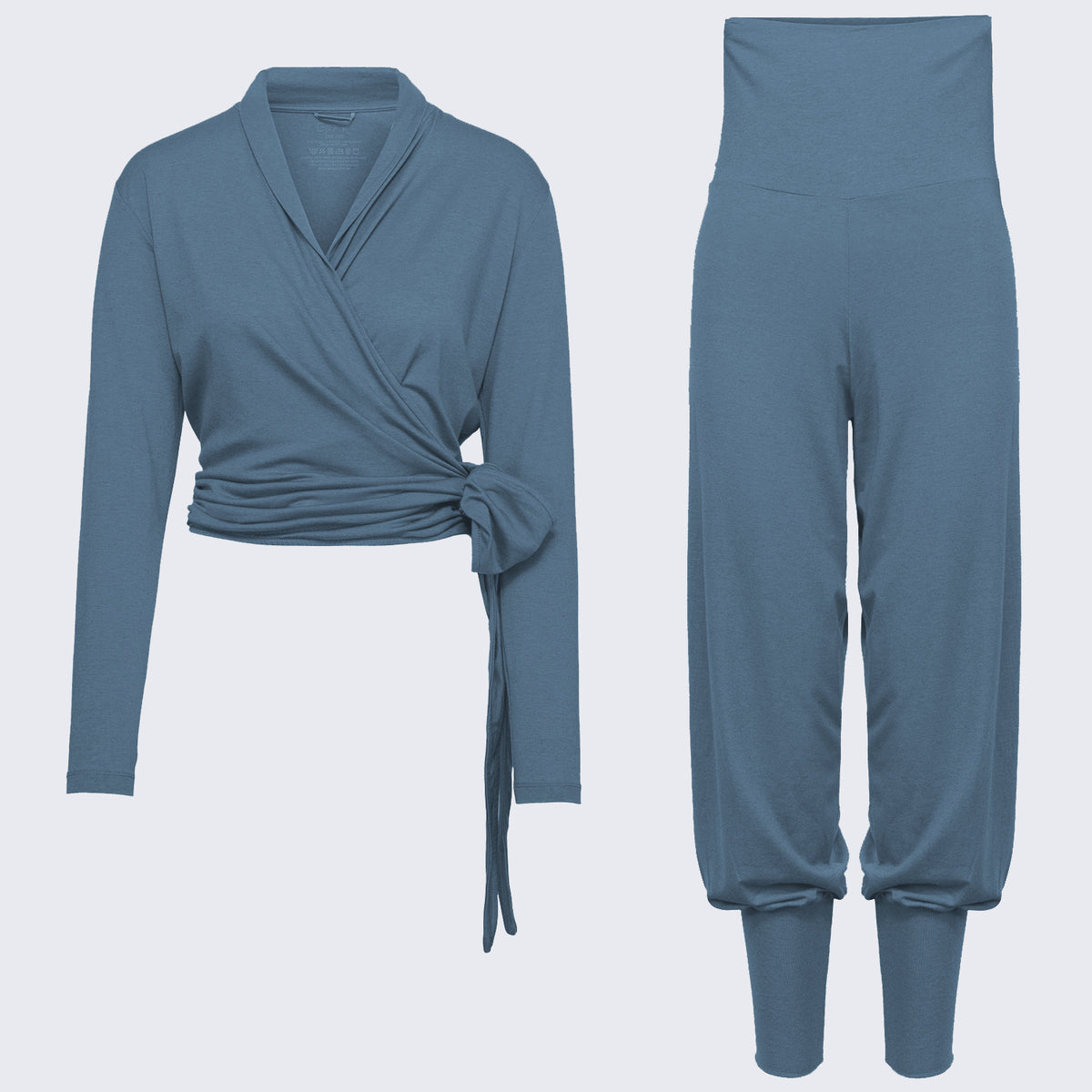 Sett Ease Wrap havblå