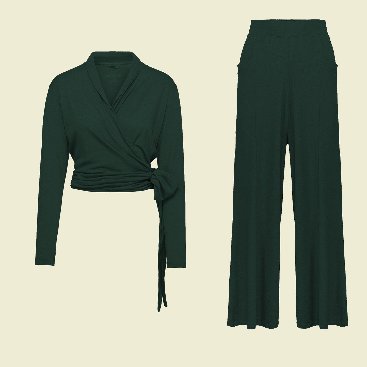 Sett Flow Wrap Skoggrønn