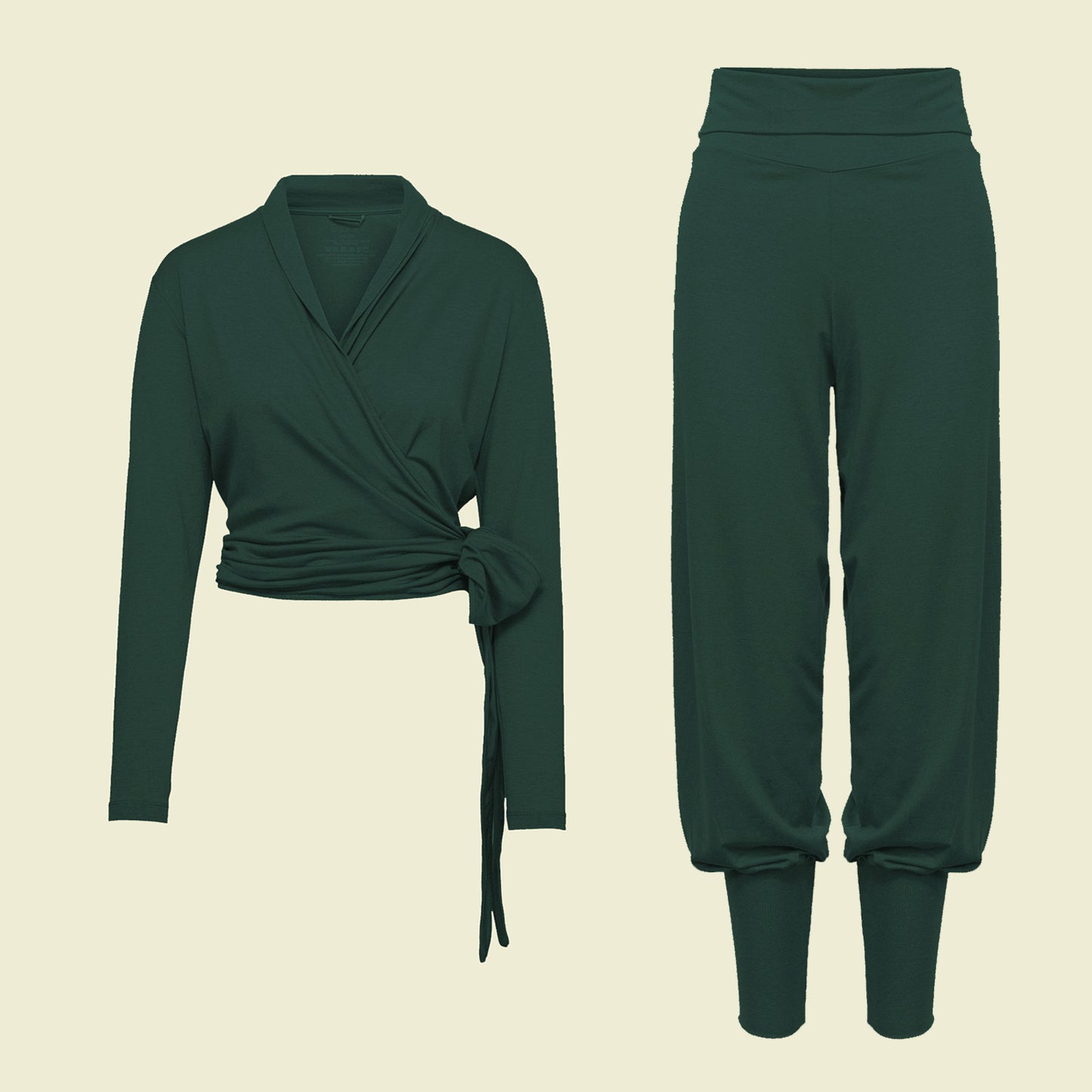 Sett Baggy Wrap Skoggrønn