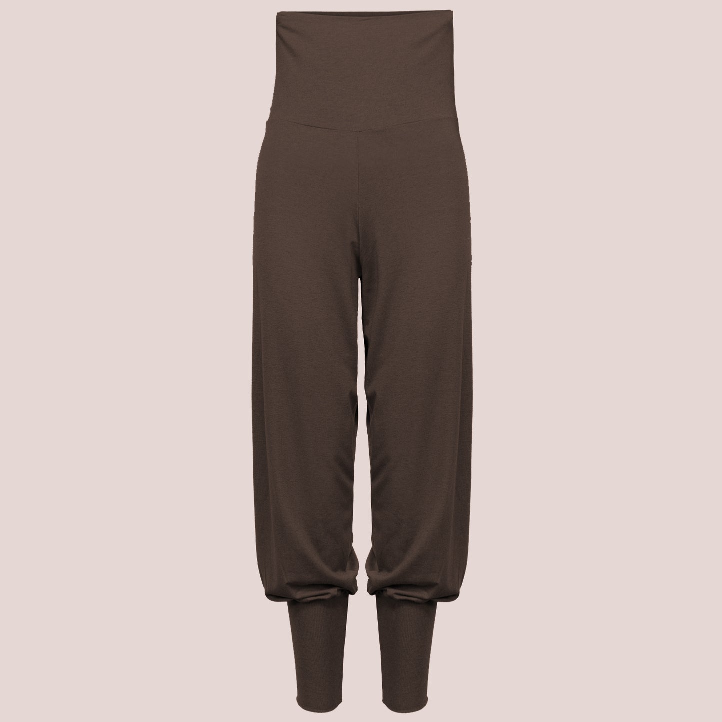 Baggy yogabukse Kastanje